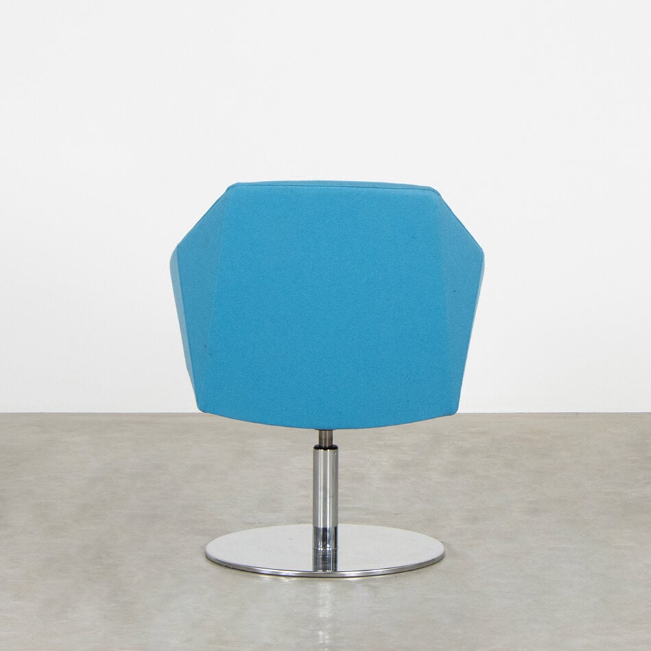 Casala Parker lounge draaibaar blauw