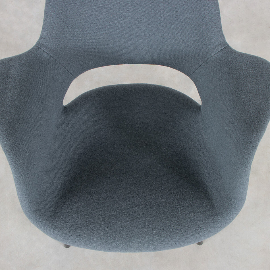 Eames Organic chair donkergrijs Vitra