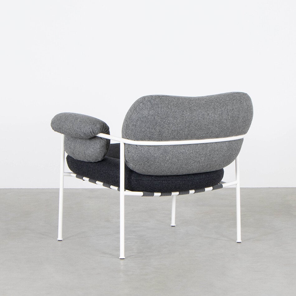 Fogia Bollo fauteuil grijs Kvadrat Divina Andreas Engesvik