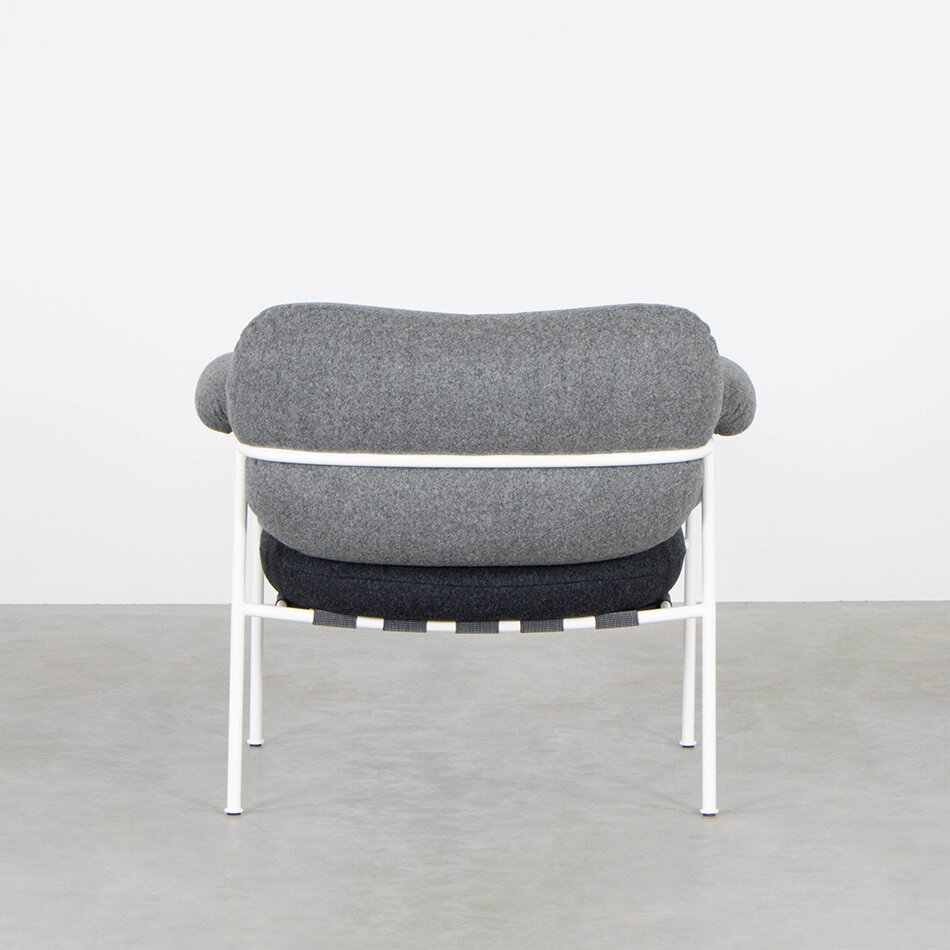 Fogia Bollo fauteuil grijs Kvadrat Divina Andreas Engesvik