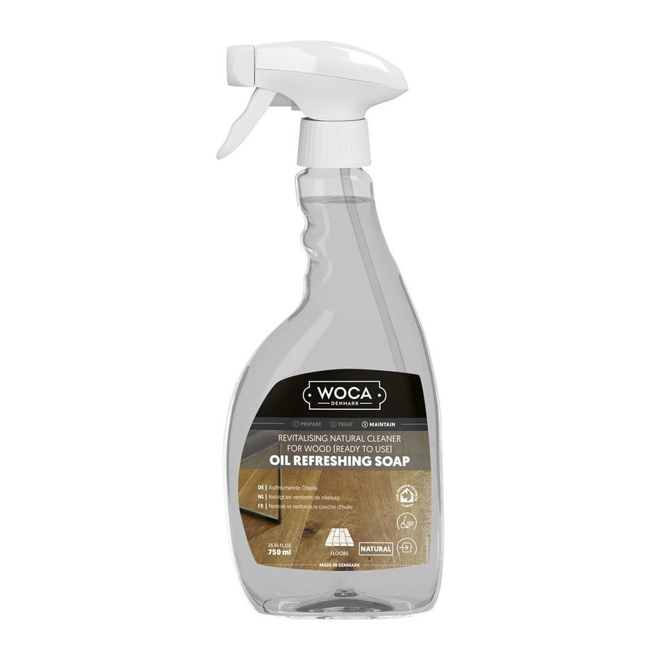 WOCA Olie Verfrissende Zeep Naturel - Sprayflacon 750ml