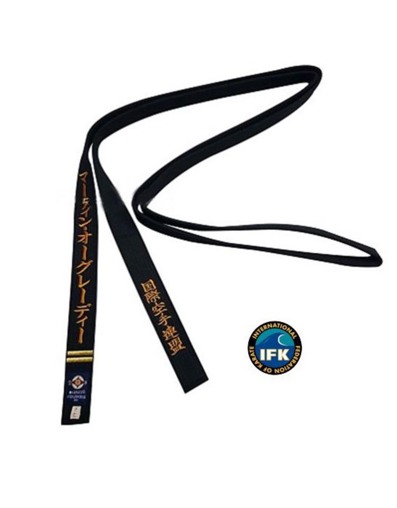 IFK KYOKUSHINKAI KARATE BLACK BELT