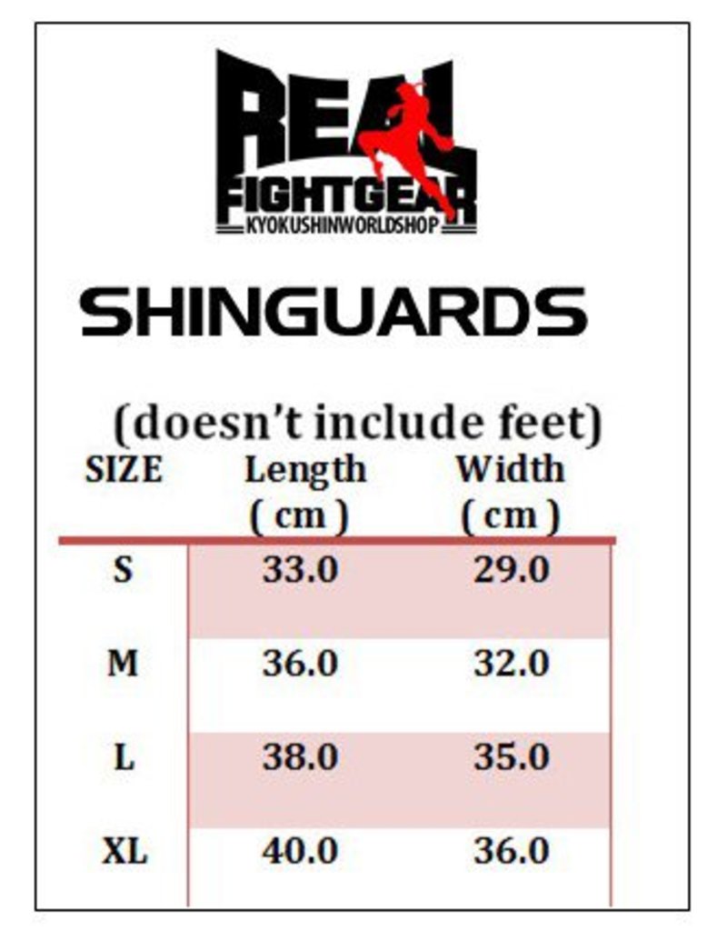 REALFIGHTGEAR REAL FIGHTGEAR SHINGUARD-SGBB1-BLACK