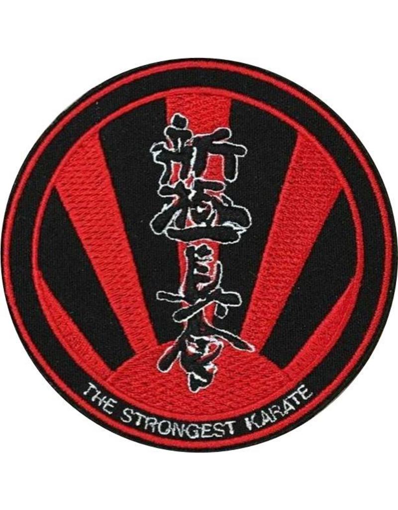 ISAMU SHINKYOKUSHINKAI THE STRONGEST KARATE LOGO EMBROIDERY