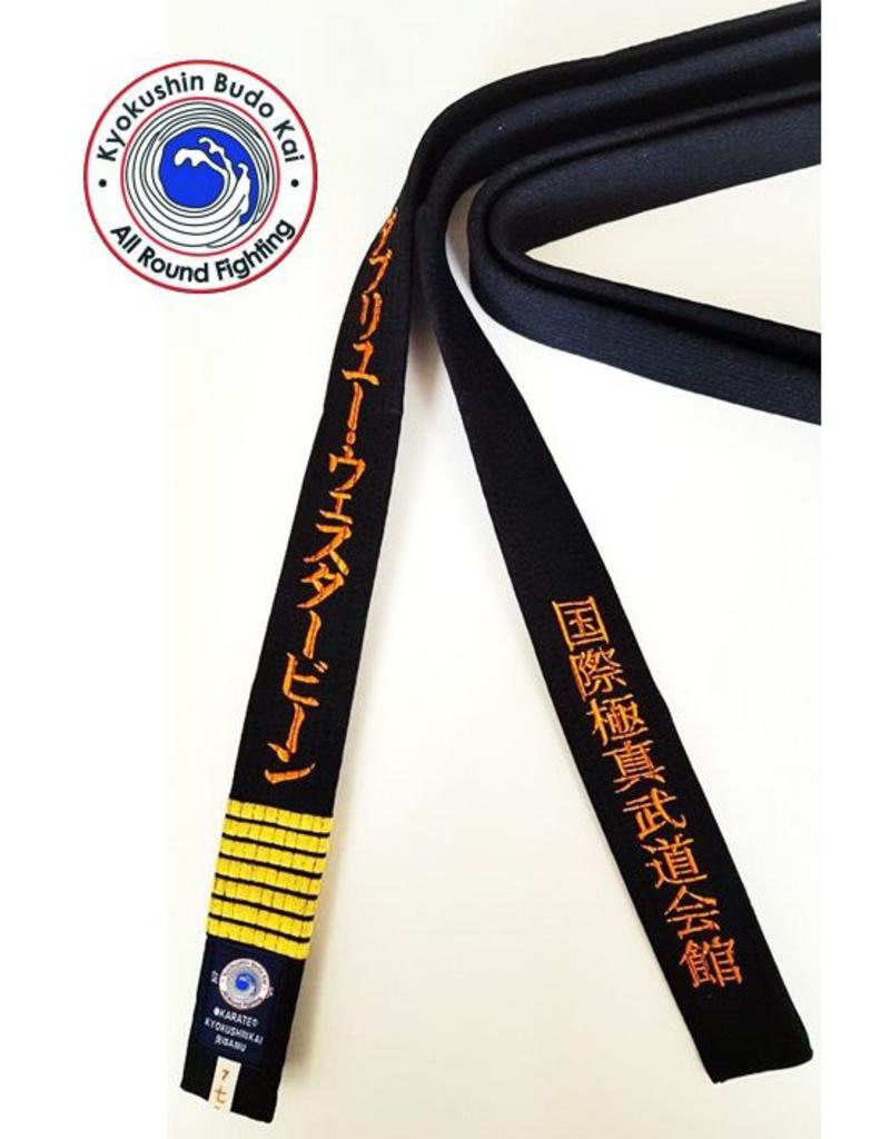 ISAMU IBK KYOKUSHIN BUDOKAI  ZWARTE BAND- ALL ROUND FIGHTING