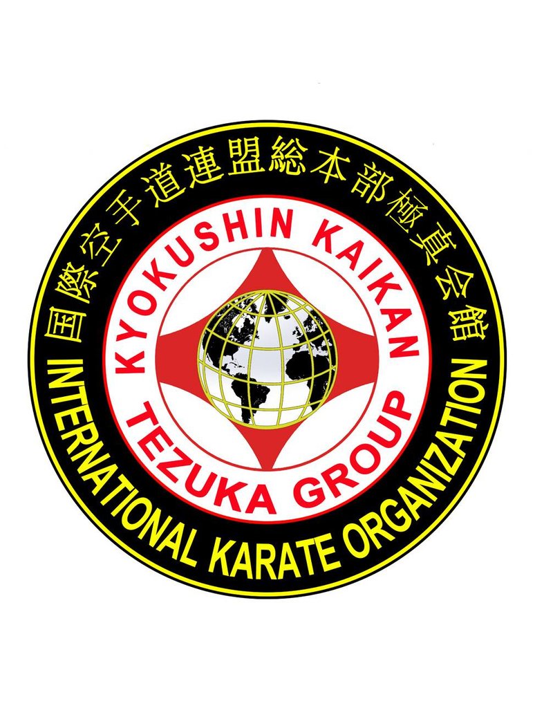 ISAMU IKO4 TEZUKA GROUP KYOKUSHIN KAIKAN LOGO BORDURING