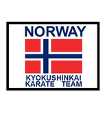 ISAMU NORWAY KYOKUSHINKAI KARATE TEAM SLEEVE EMBROIDERY