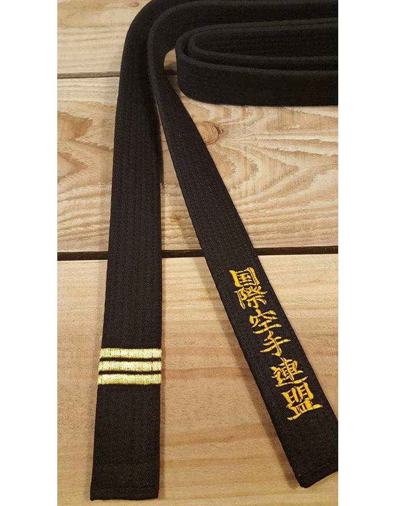 IFK KYOKUSHINKAI KARATE BLACK BELT