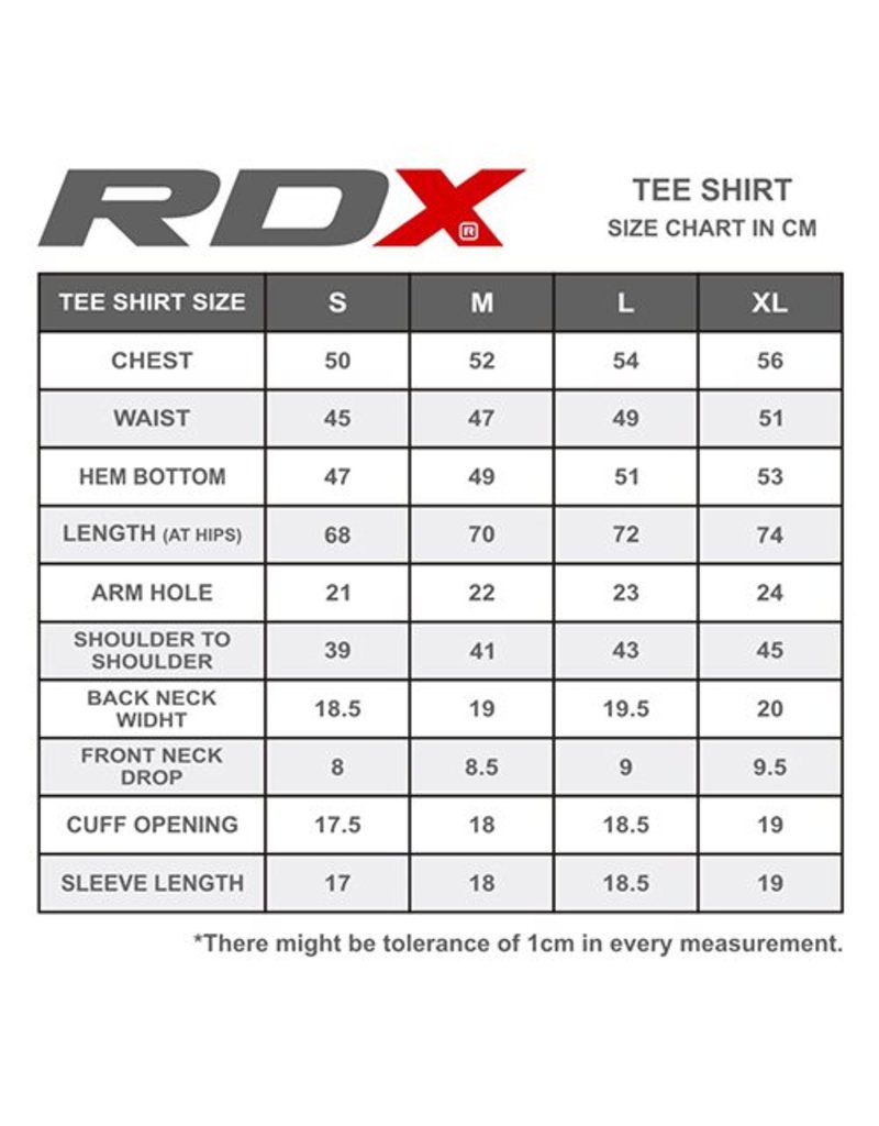 RDX SPORTS Clothing T-shirt R1 Red