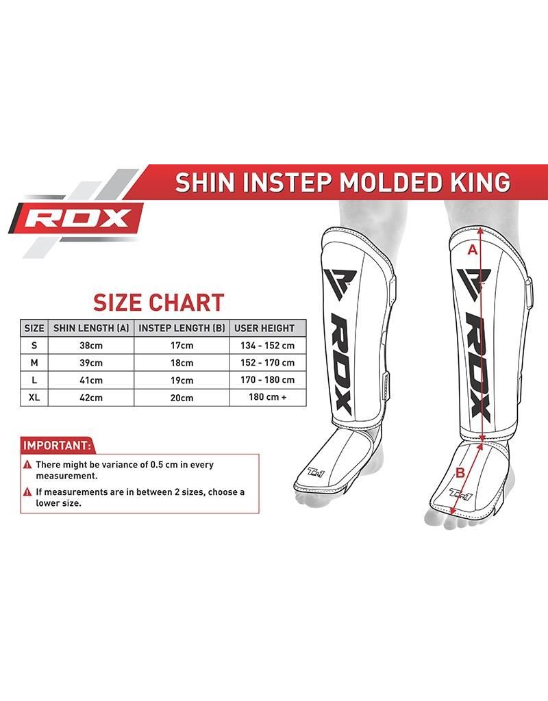 RDX SPORTS RDX T1 Zwarte Scheenbeschermers