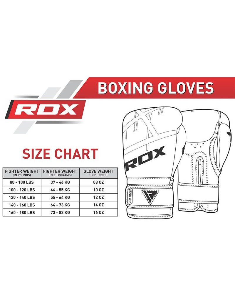 RDX (Kick)Boxing glove F7 - green, red and blue - KYOKUSHINWORLDSHOP