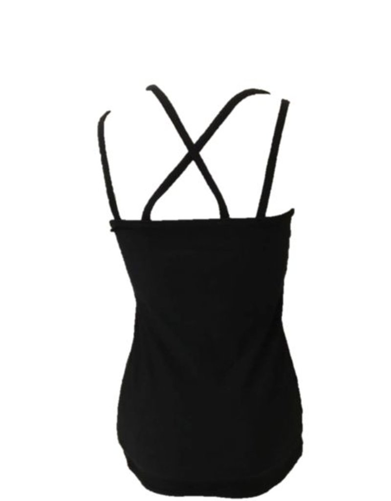 ISAMU Isamu Dark Active Sports Top - Black-SALE