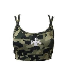 ISAMU Isamu Camo Green Sports Top -SALE!!