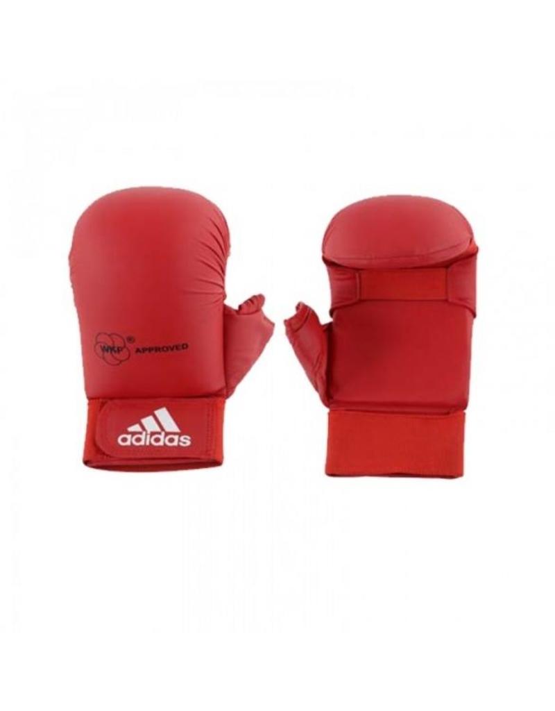 WKF Semi contact Karate Glove With Thumb Red