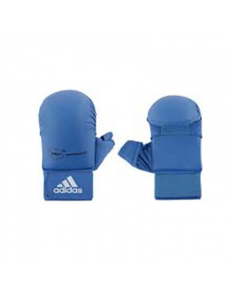 Adidas WKF Semi contact Karatehandschoen Met Duim Blauw