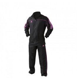 Adidas SALE!!-Team Track Tracksuit Black / Pink