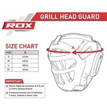 RDX SPORTS Head Guard - Grill Regular - Red