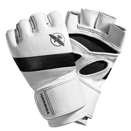 Hayabusa T3 Mma Gloves White Black Kyokushinworldshop