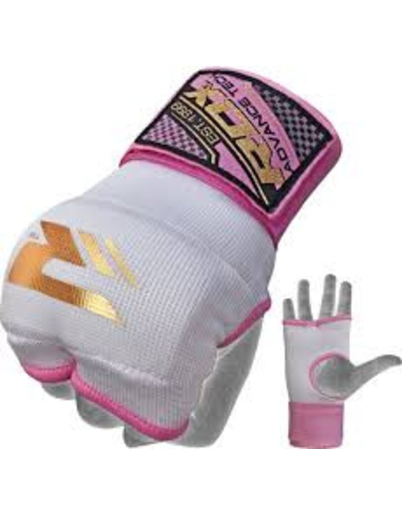 Fuchsia Pink with Jet Black Silica Gels Yoga Wrist Support Gloves