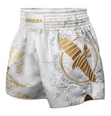 HAYABUSA HAYABUSA KICKBOKS PANTS FALCON MUAY THAI SHORT - WHITE