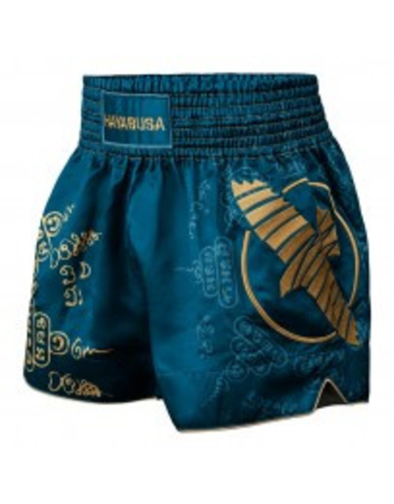 HAYABUSA HAYABUSA KICKBOKS PANTS FALCON MUAY THAI SHORT -Bleu