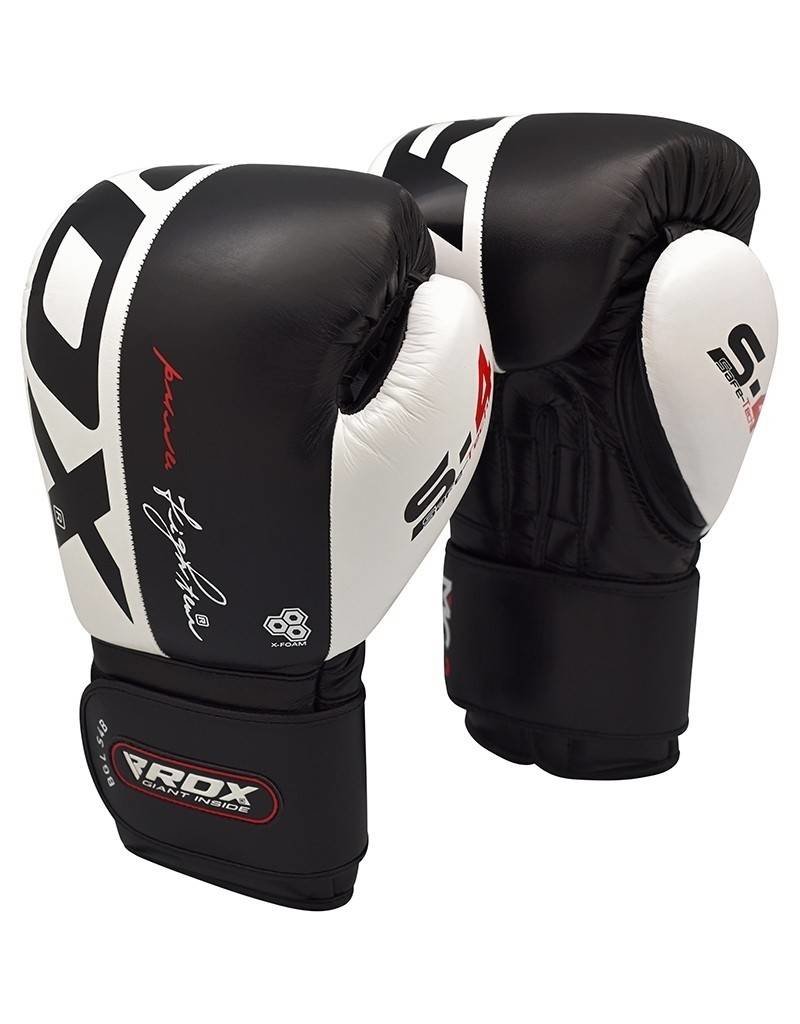 rdx cow hide leather gel boxing gloves