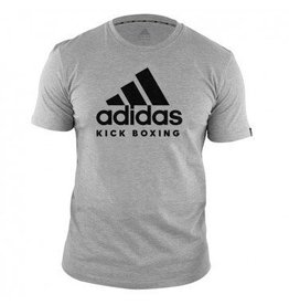 Adidas SALE!!Adidas Kinder T-Shirt Kickboxing Community Grijs/Zwart