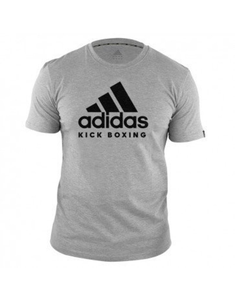 Adidas SALE!!Adidas Kinder T-Shirt Kickboxing Community Grijs/Zwart