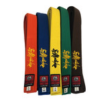 ISAMU Colored Shin Kyokushin Kyu Belt With Shinkyokushin Kanji