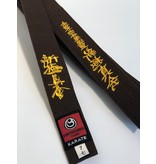 ISAMU Colored Shin Kyokushin Kyu Belt With Shinkyokushin Kanji