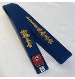 ISAMU Gekleurde Shin Kyokushin Kyu Band Met Shinkyokushin Kanji