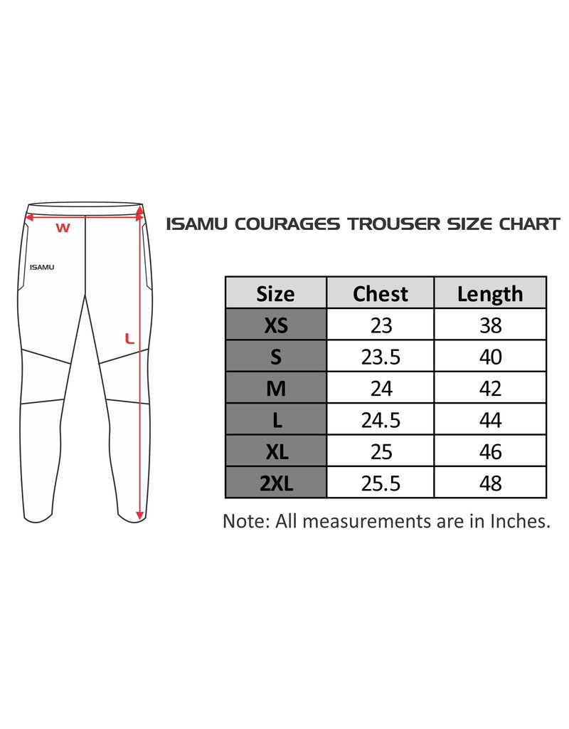 ISAMU Courageous Fleece Trainingsbroek