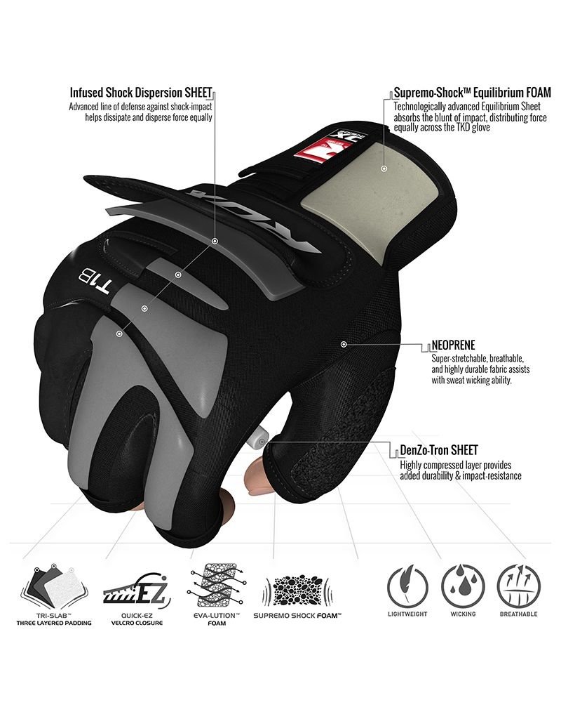 Rdx T1 Taekwondo Gloves Kyokushinworldshop