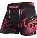 RDX SPORTS RDX R8 MMA Shorts Black/Red