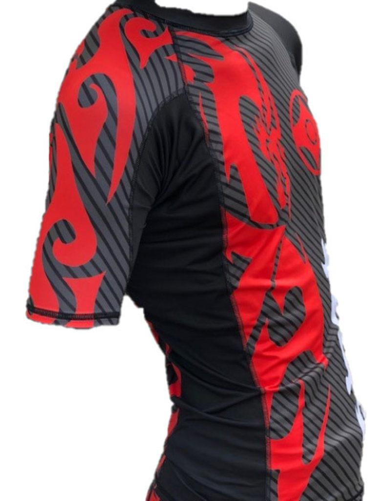 ISAMU Kyokushin "Attack" Fight Rashguard-Korte mouw