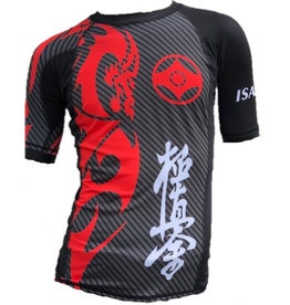 ISAMU 勇ISAMU KYOKUSHIN “ATTACK” FIGHT RASHGUARD - Short Sleeve