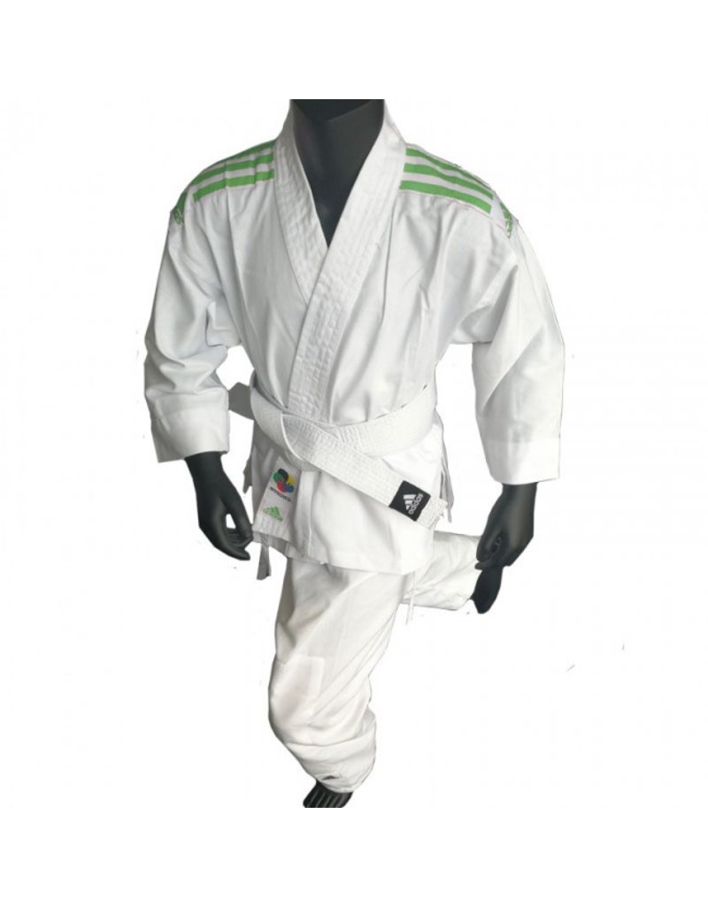 Adidas Karate suit K200 Kids - White/Green