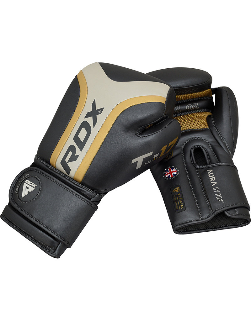 RDX SPORTS RDX T17 Aura Boxing Gloves Golden