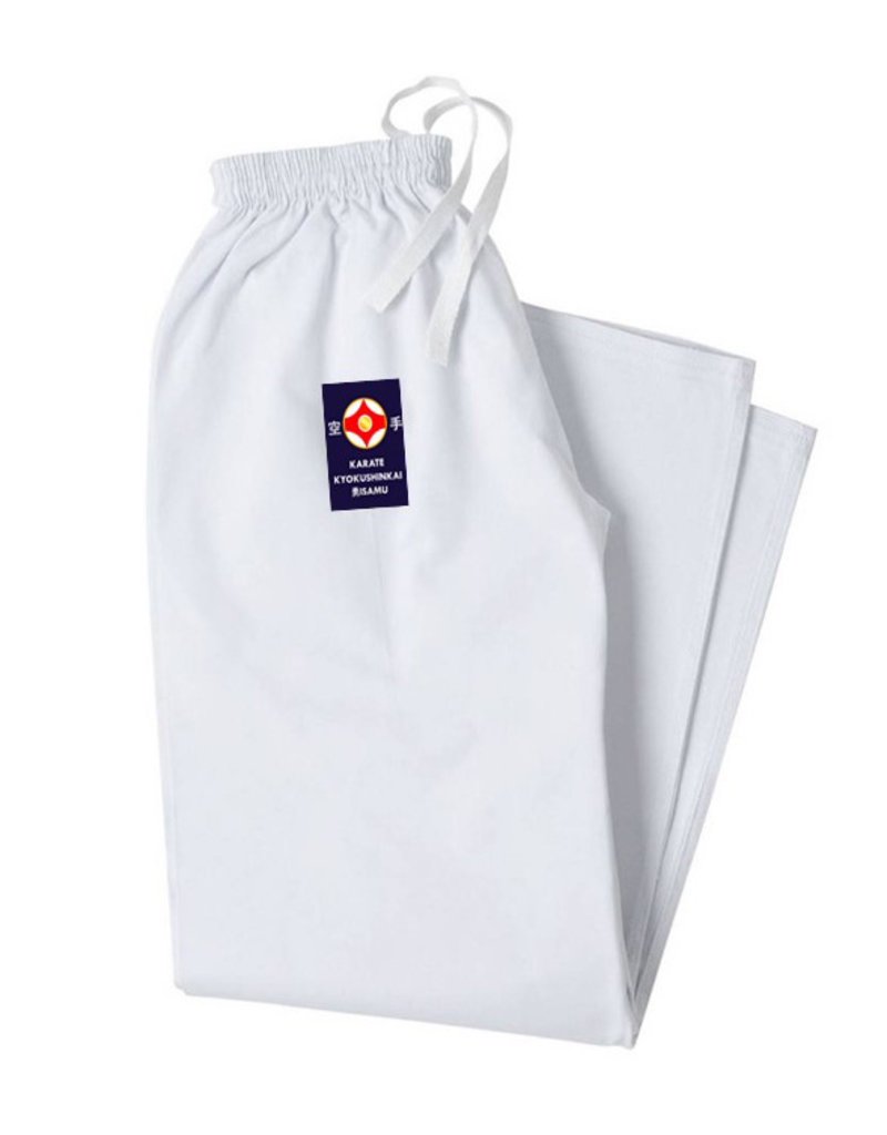 ISAMU Karate broek met elastische band – 100% katoen, 10oz