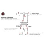 ISAMU 4 Different Kyokushin Kanji and Kanku Embroideries