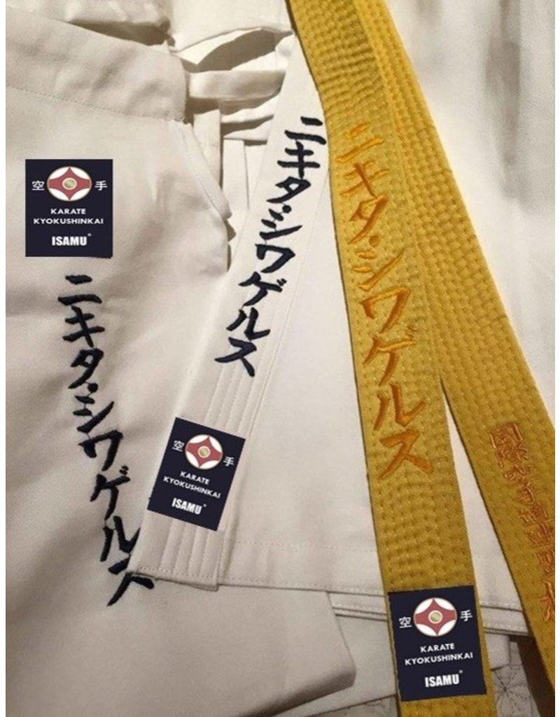 KYOKUSHIN KARATE GI WITH ICHIGEKI EMBROIDERY