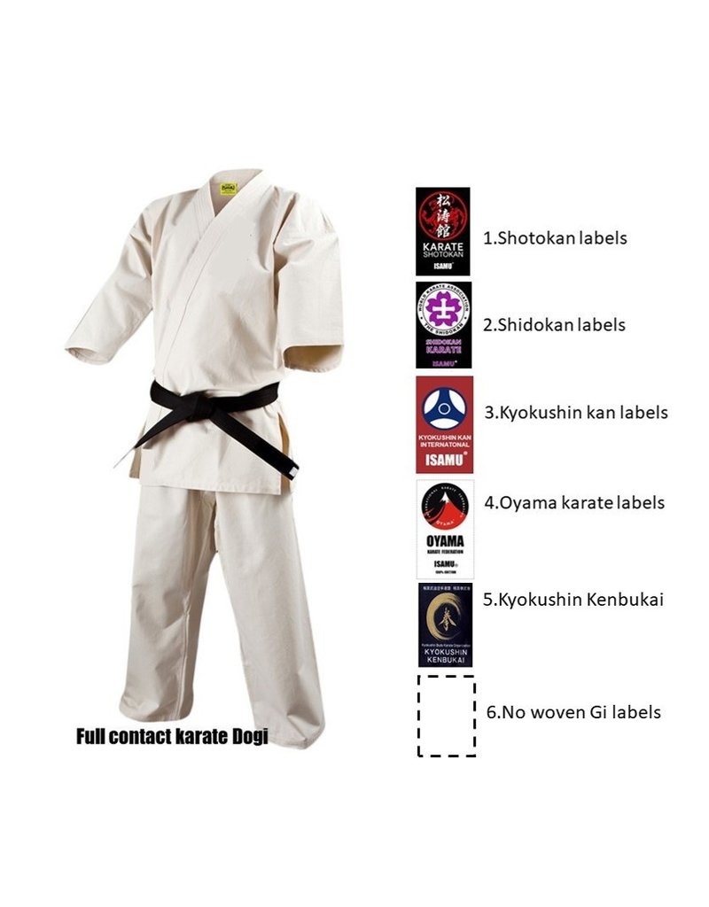 ISAMU Full Contact Karate Dogi Ecru