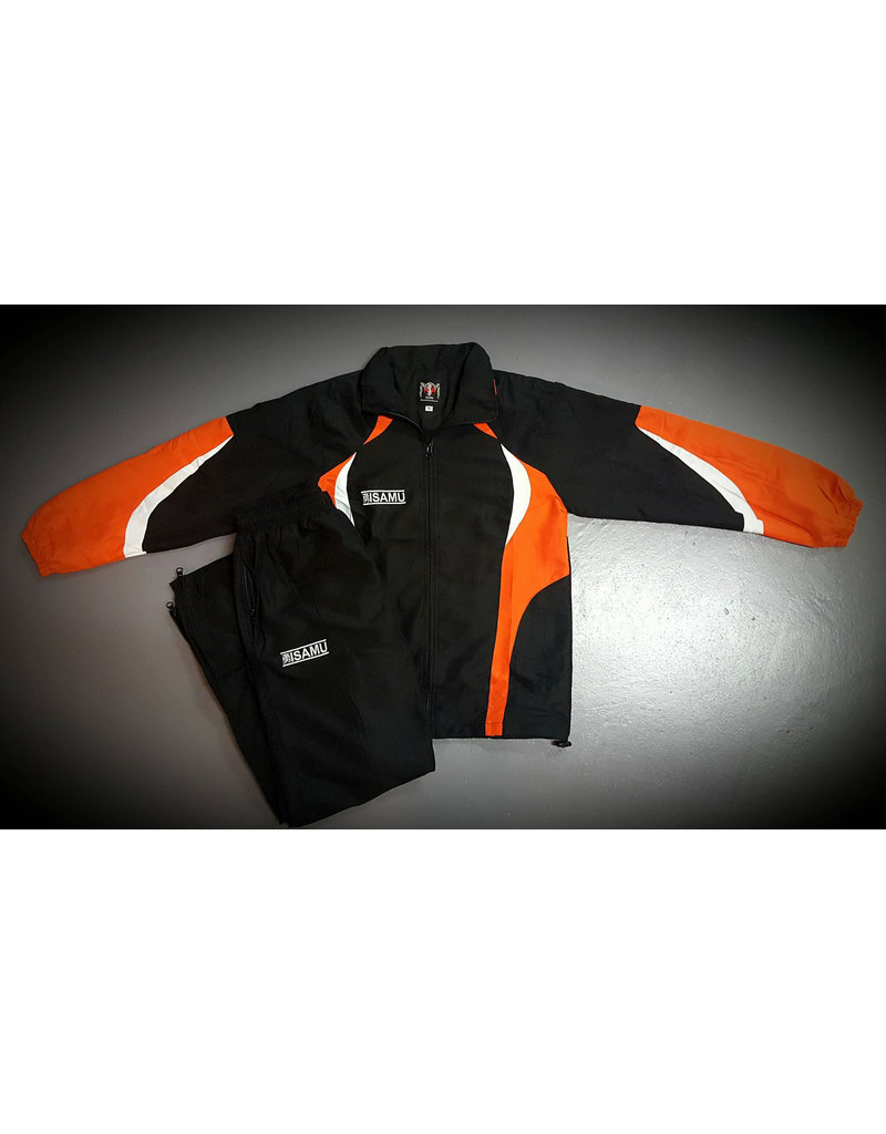 ISAMU 勇 ISAMU TEAM TRACKSUITE - Black & orange