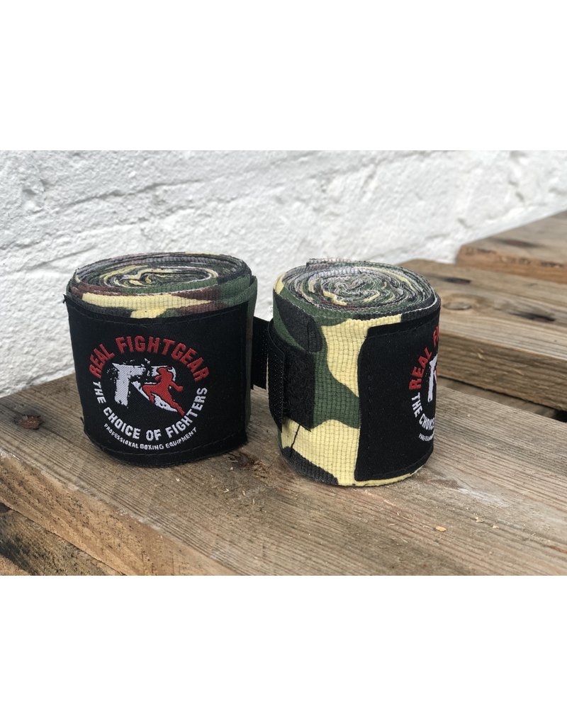 RFG Handwraps - 2 lengths -  Camo Green&Grey