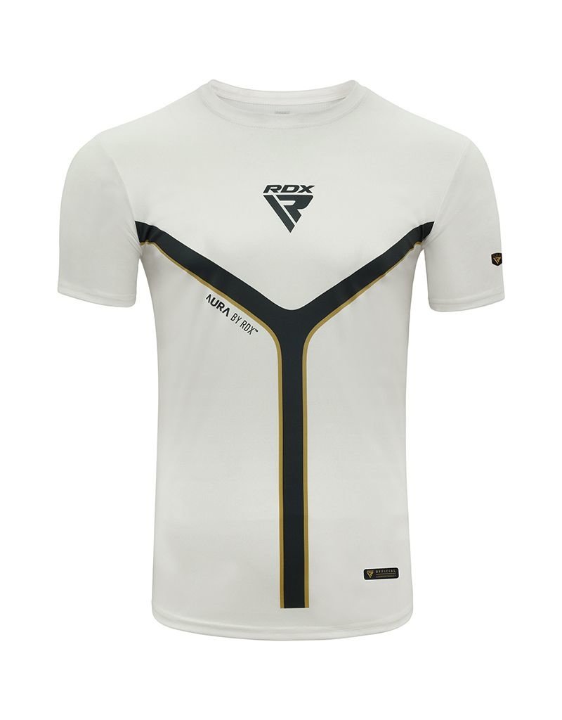 RDX SPORTS RDX T17 Aura wit T-shirt met korte mouwen