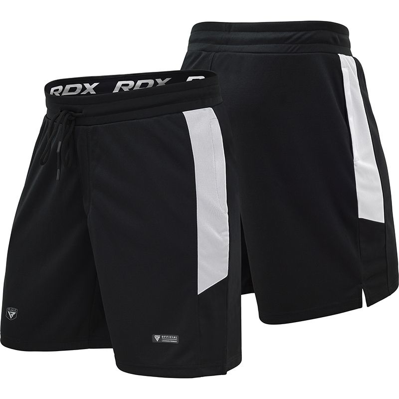 RDX T15 Nero Training Black/White Shorts - KYOKUSHINWORLDSHOP
