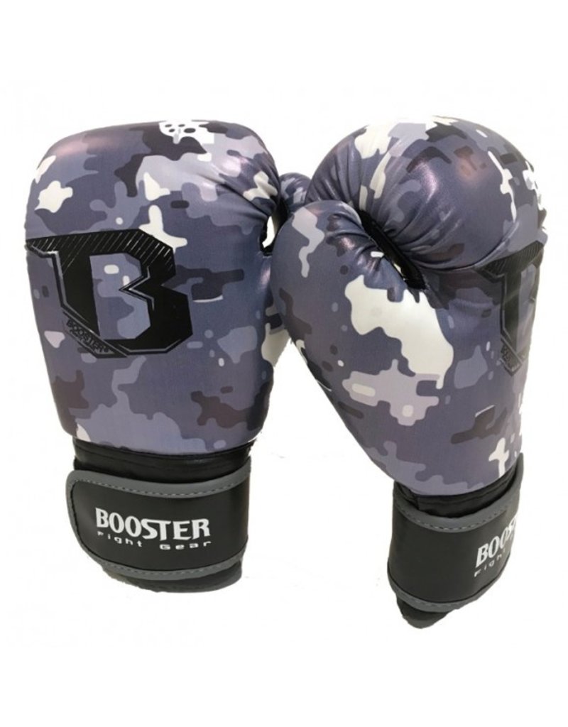 BOOSTER Booster - Jeugd (Kick)Bokshandschoenen Camo Grijs