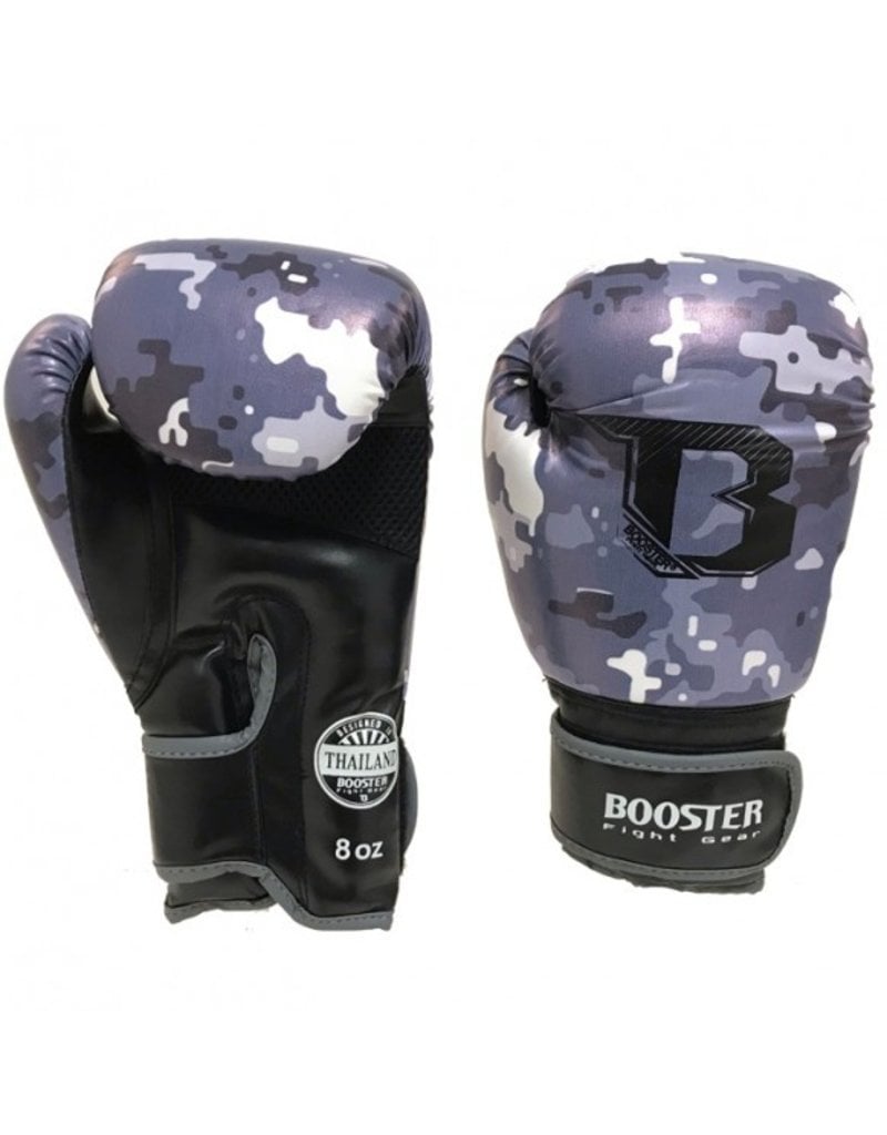 BOOSTER Booster - Youth (Kick)Boxinggloves Camo Grey