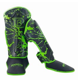 Booster Fight Gear Booster Shin Guards Youth Marble Green