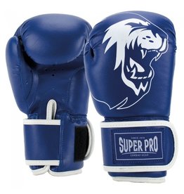 Super Pro Super Pro Combat Gear Talent (kick) boxing gloves Blue / White